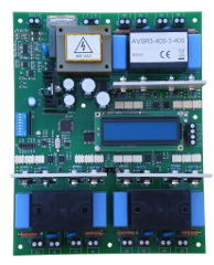 AVSR3 triple switch autocalibrating variable step power factor regulator