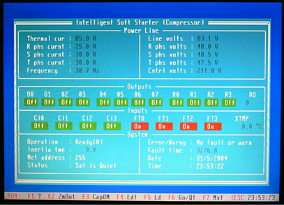 Quamatic full screen iSFT Controller data